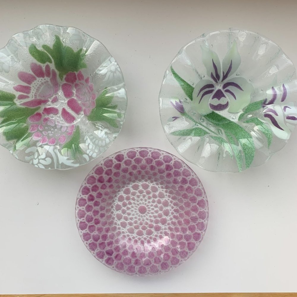 3 - Sydenstricker Glass Pieces from Cape Cod
